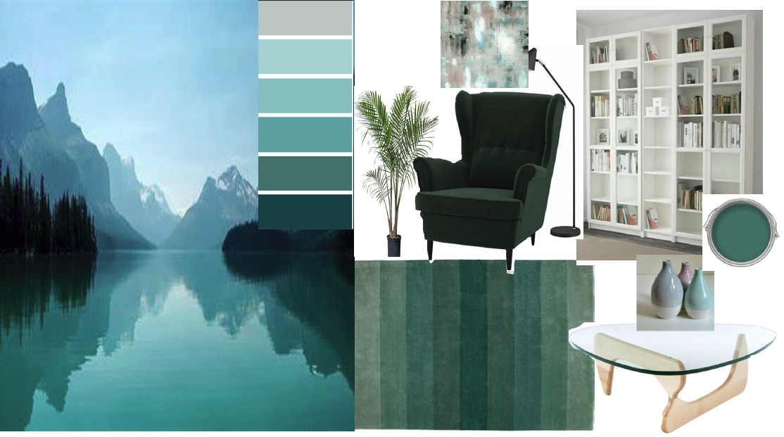 Petina Julius Interiors - Inspiration moodboard calm ocean